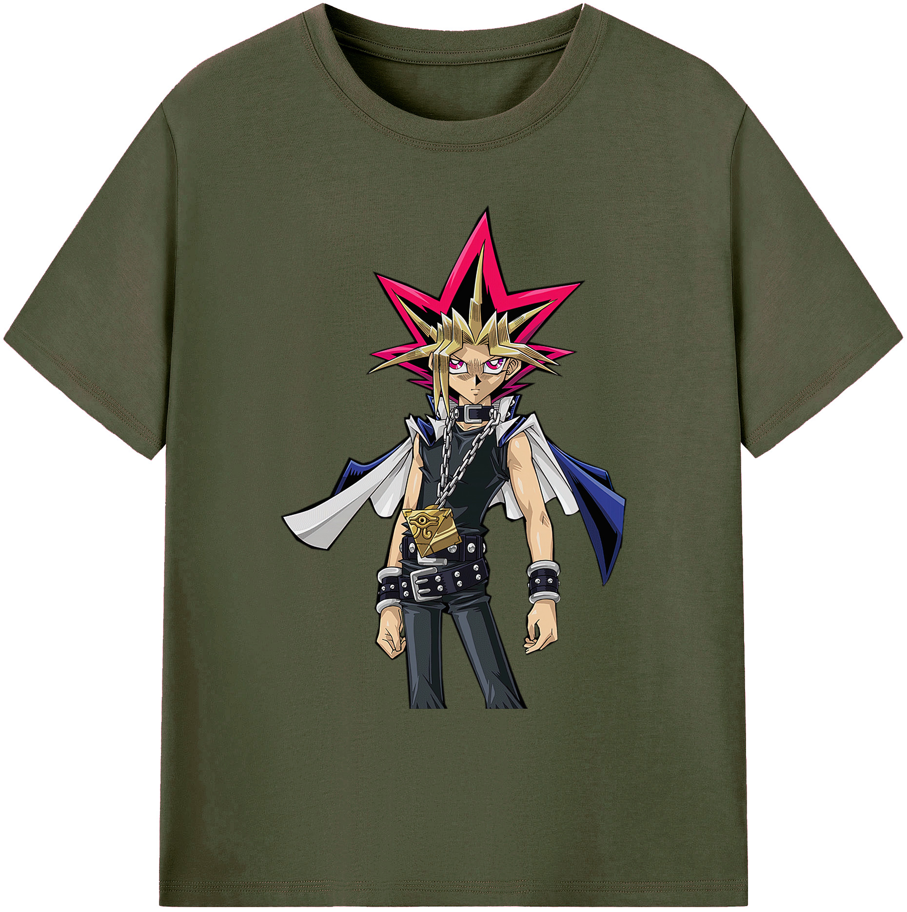 （画像用） 遊☆戯☆王 Yu-Gi-Oh! 綿100％ メンズ半袖Tシャツ｜肌触りやわらか＆通気性